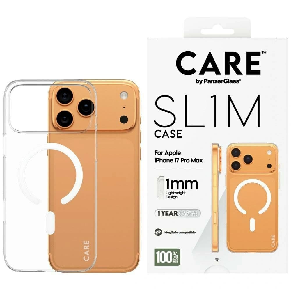 CARE by PanzerGlass SL1M MagSafe Apple iPhone 17 Pro Max clear - 1