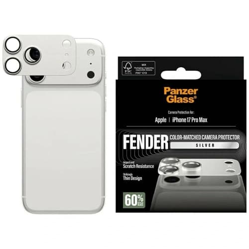 PanzerGlass Fender Camera Protector Apple iPhone 17 Pro Max silver