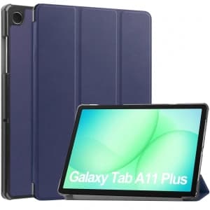 Bizon Case Tab Croc Samsung Galaxy Tab A11+ Plus / A9+ Plus marineblau