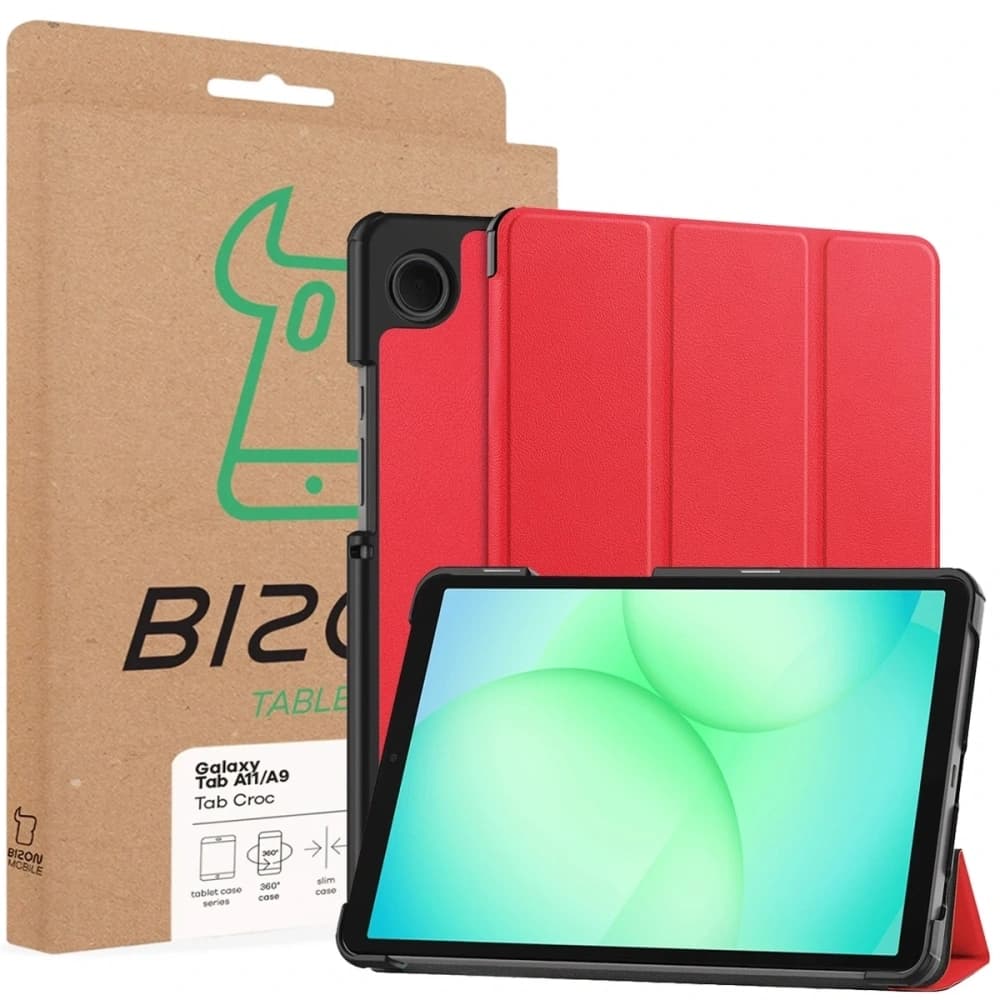 Bizon Case Tab Croc Samsung Galaxy Tab A11 / A9 red - 8