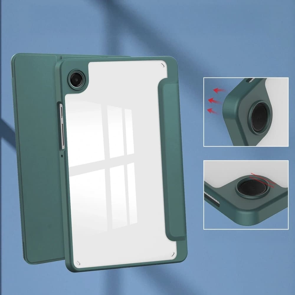 Bizon Case Tab Clear Matt Samsung Galaxy Tab A11 / A9 dark green - 3