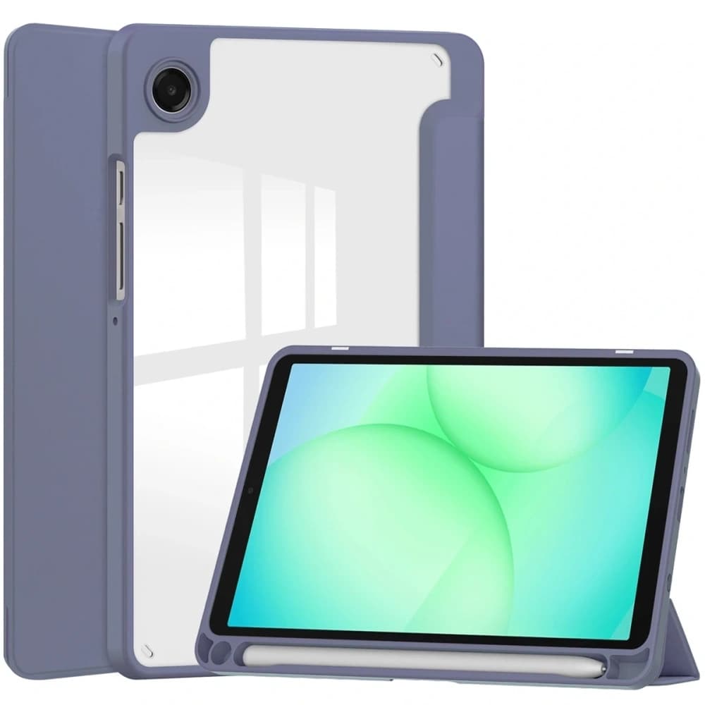 Bizon Case Tab Clear Matt Samsung Galaxy Tab A11 / A9 lavender - 1