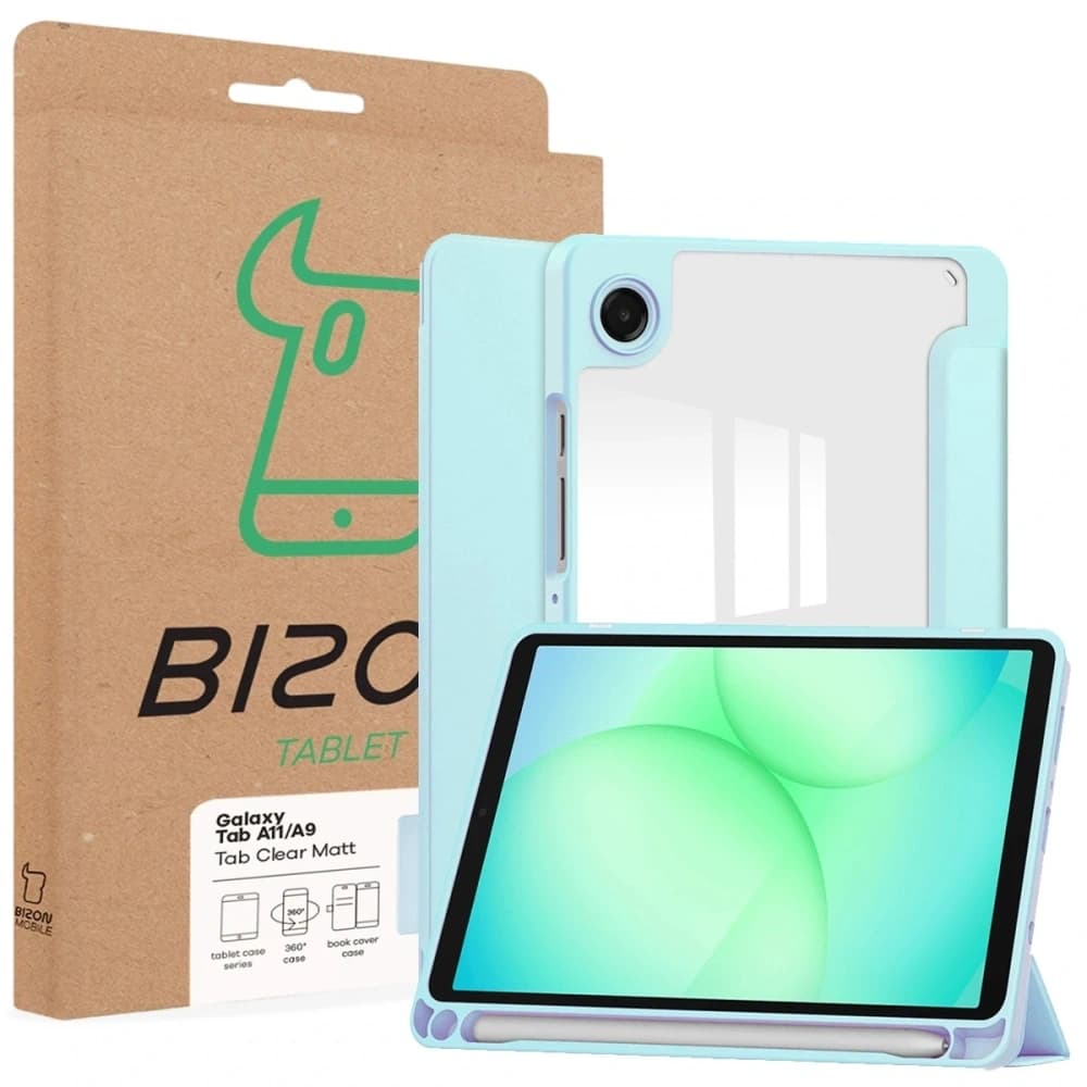 Bizon Case Tab Clear Matt Samsung Galaxy Tab A11 / A9 blau - 8