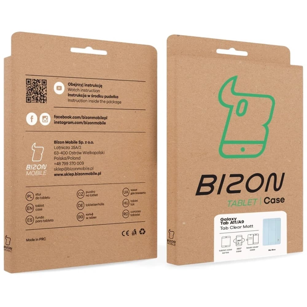 Bizon Case Tab Clear Matt Samsung Galaxy Tab A11 / A9 blau - 9