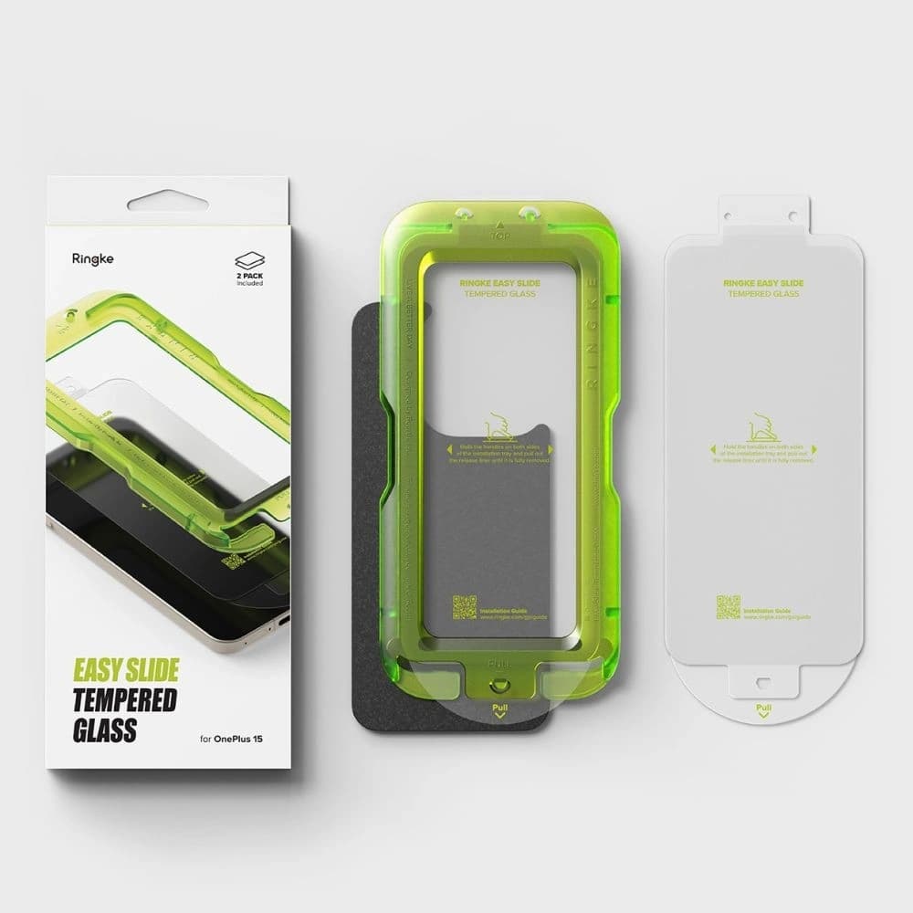Ringke Easy Slide OnePlus 15 Clear [2 PACK]
 - 8