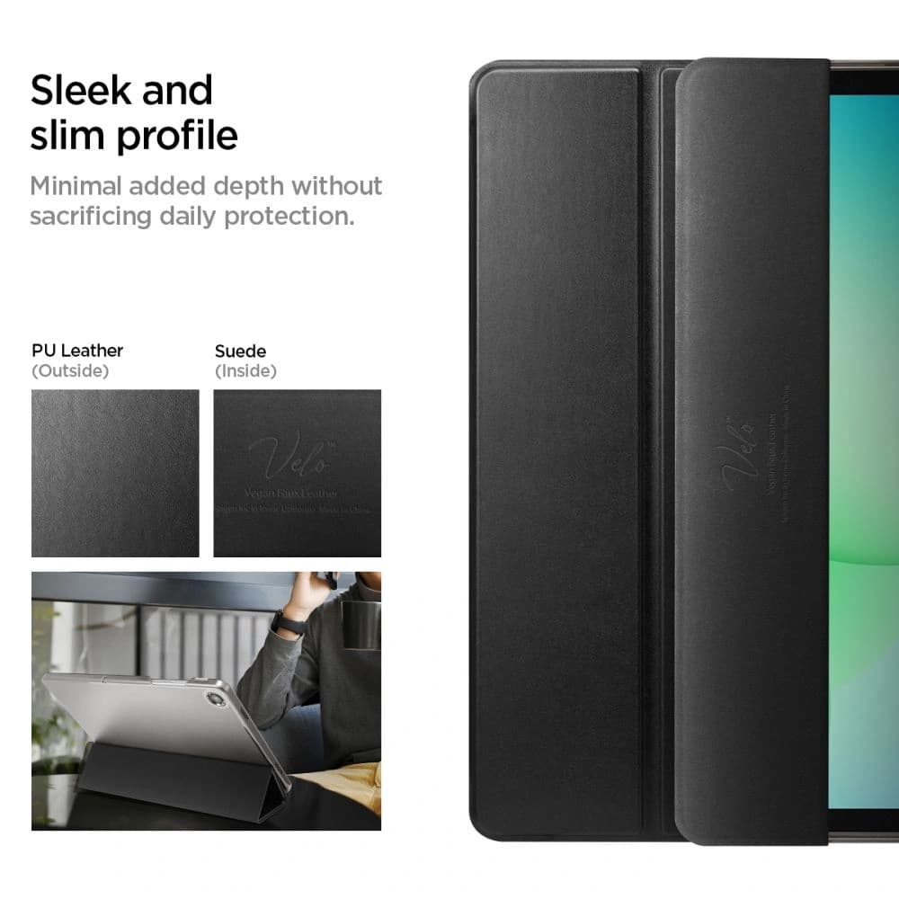 Spigen Smart Fold Samsung Galaxy Tab A9+ Plus / A11+ Plus 11.0 X210 / X215 / X216 / X230 / X235 / X236 Black - 12