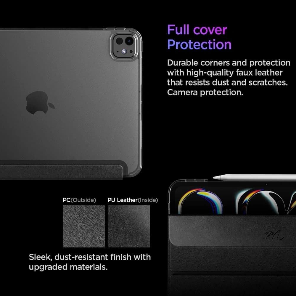 Spigen Liquid Air Folio Apple iPad Pro 11” 2024/2025 Black - 12