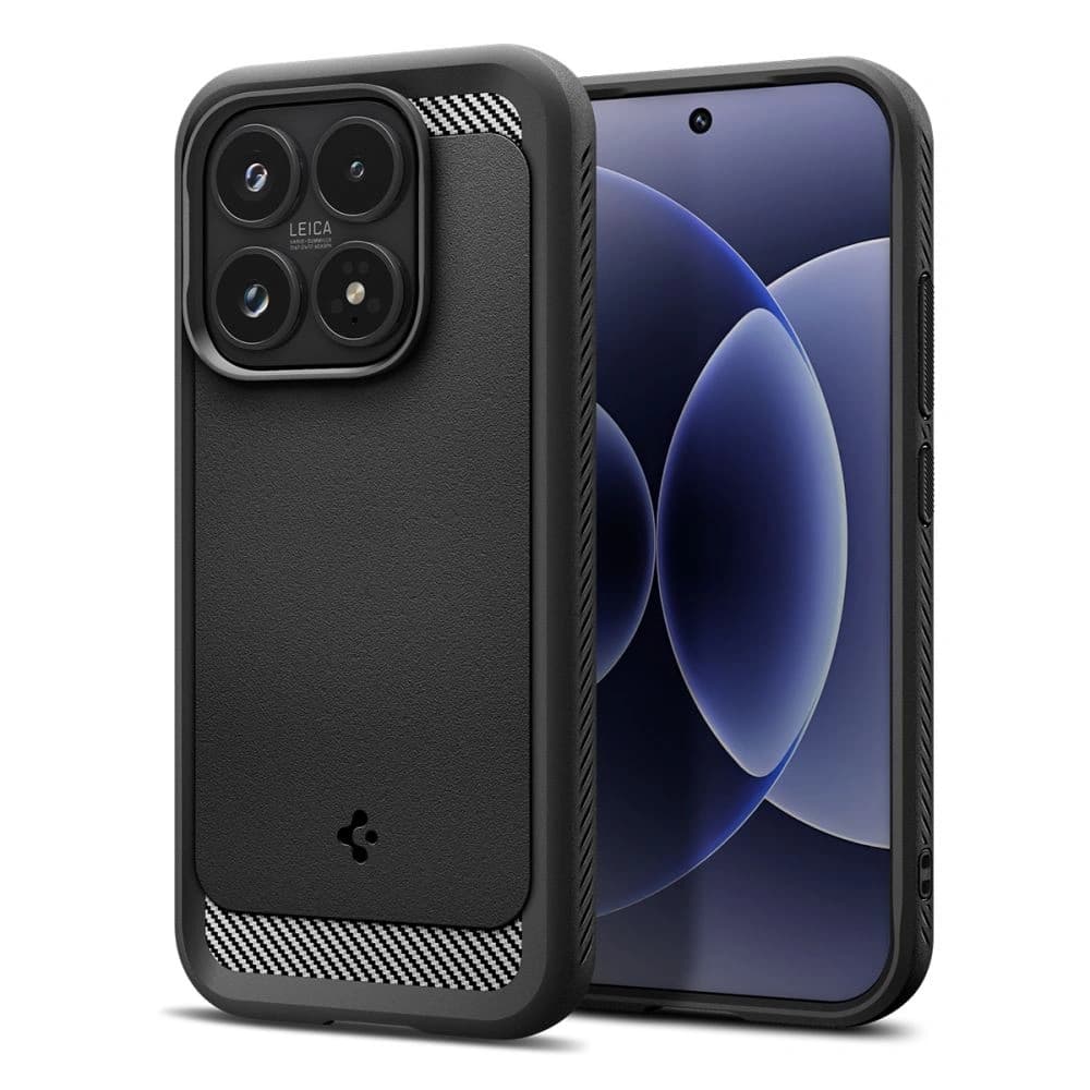 Spigen Rugged Armor Xiaomi 17 Matt Schwarz 
 - 1