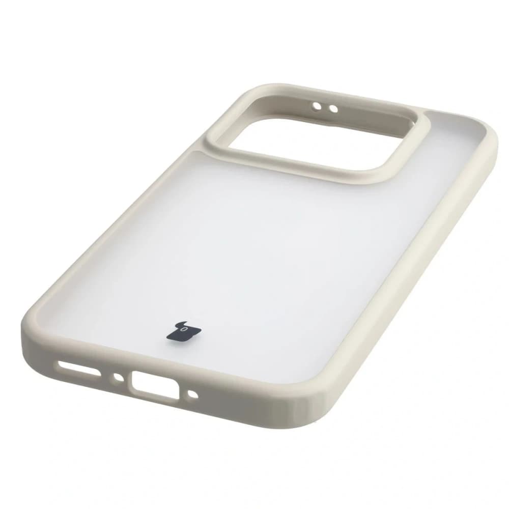 Bizon Case Angelo Realme GT 8 Pro semi-transparent with a beige frame - 5