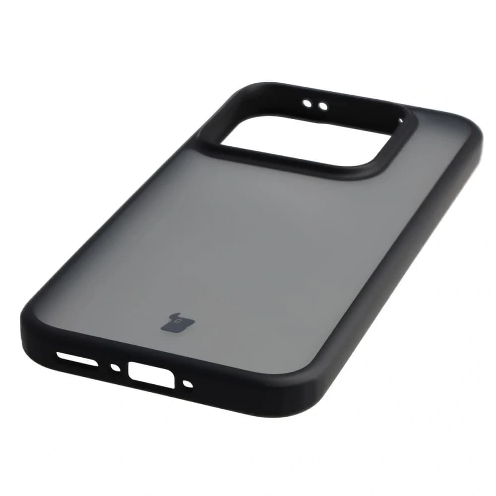 Bizon Case Angelo Realme GT 8 Pro rauchig mit einem schwarzen Rahmen 
 - 5