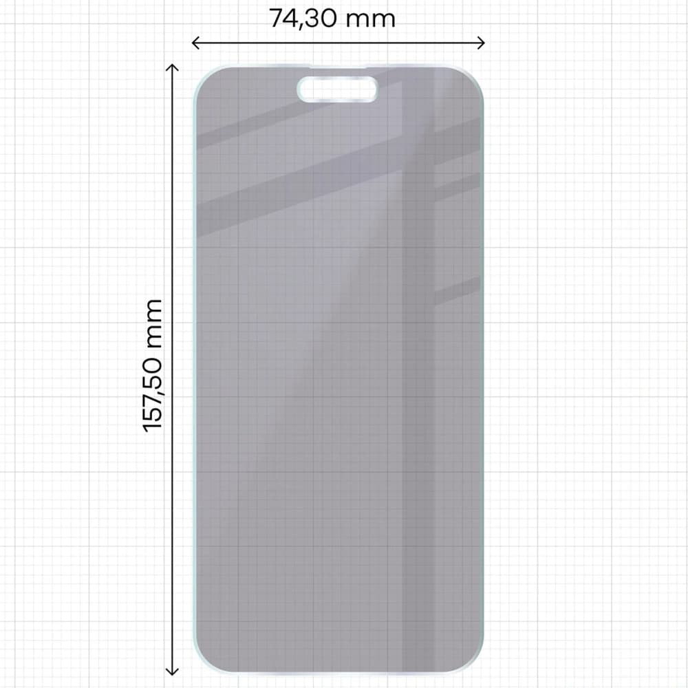 Bizon Glass Mule Shadow Apple iPhone 15 Plus matt 
 - 2