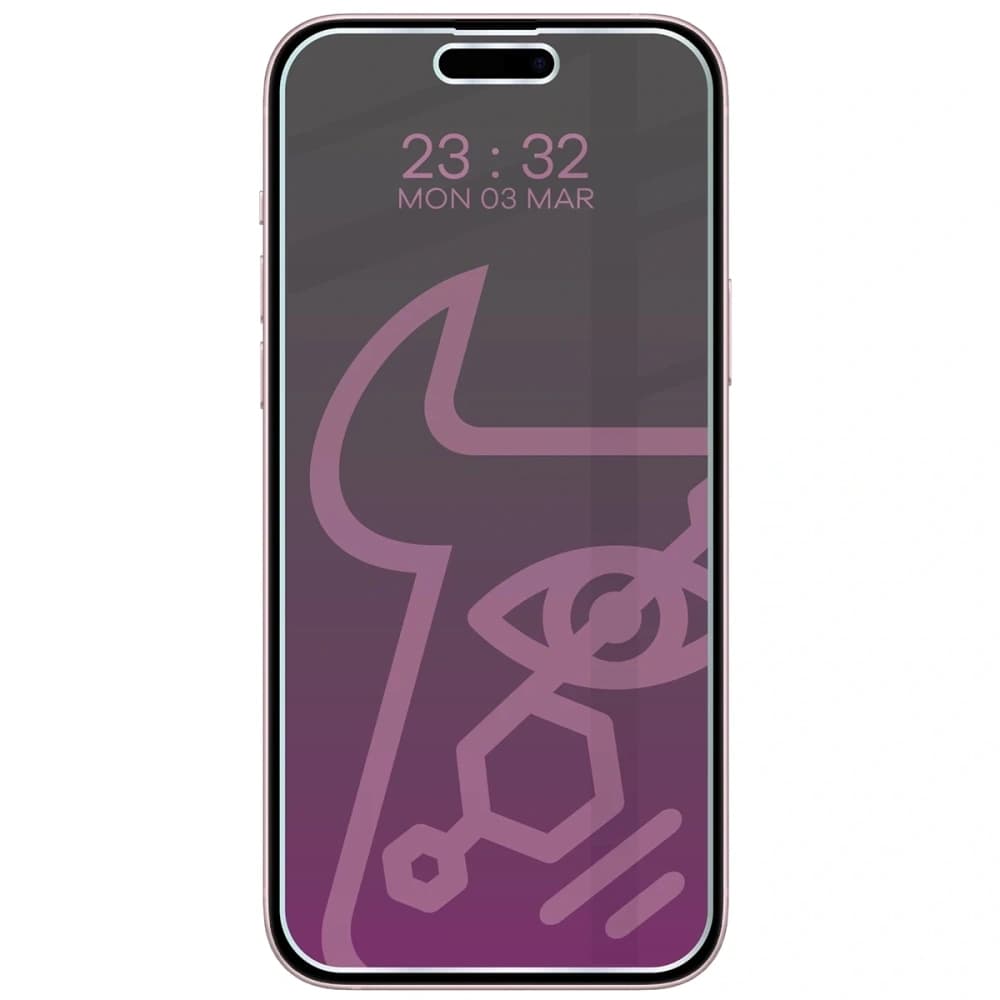 Bizon Glass Mule Shadow Apple iPhone 15 Plus matt 
 - 3