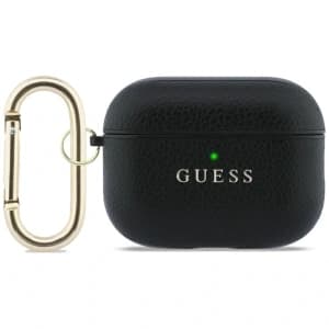 Guess Grained Classic Logo Apple AirPods Pro 3 schwarz 
