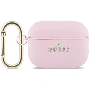 Guess Grained Classic Logo Apple AirPods Pro 3 rosa 

