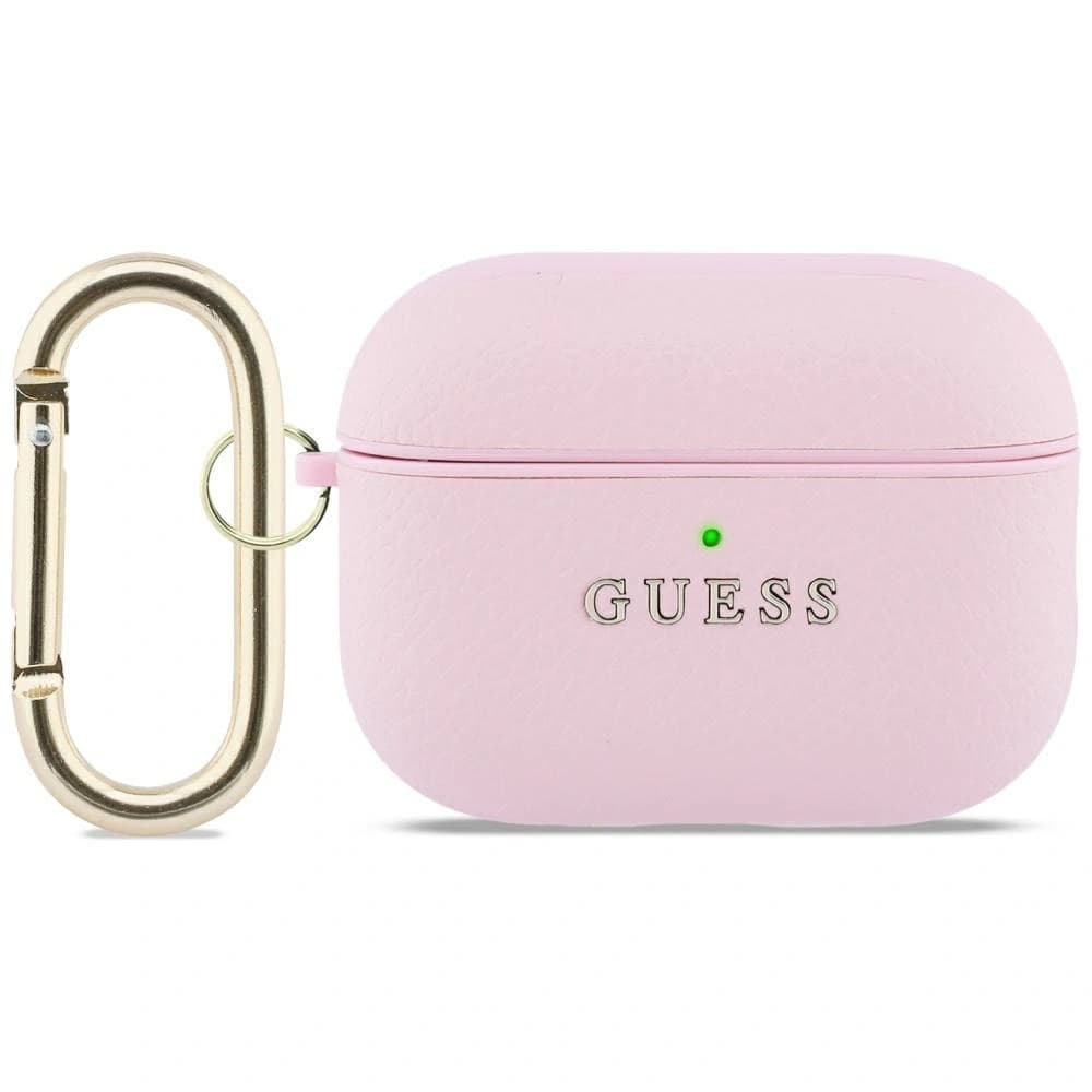 Guess Grained Classic Logo Apple AirPods Pro 3 rosa 
 - 1