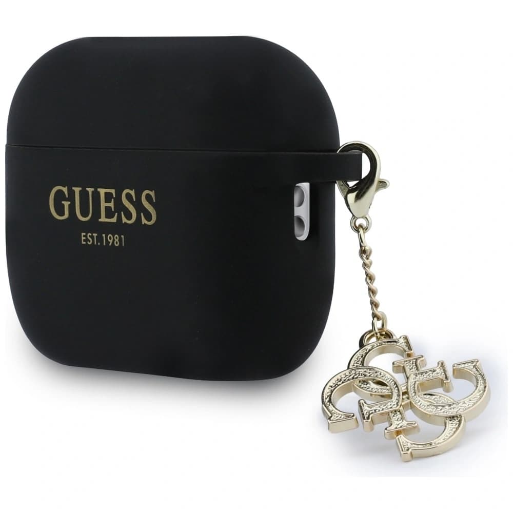 Guess Silicone 4G Charm Apple AirPods Pro 3 schwarz 
 - 3