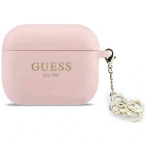 Guess Silicone 4G Charm Apple AirPods Pro 3 rosa 
