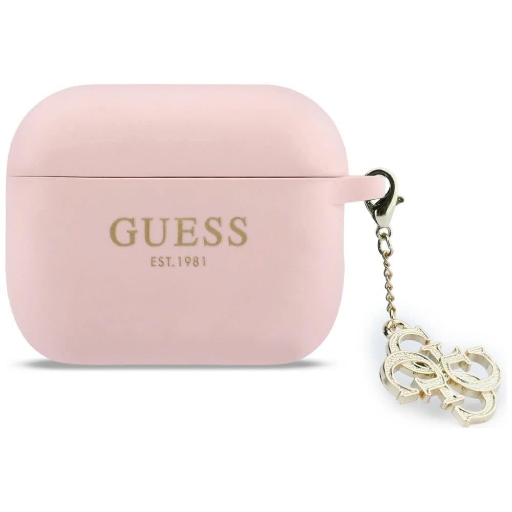 Guess Silicone 4G Charm Apple AirPods Pro 3 rosa 
 - 1