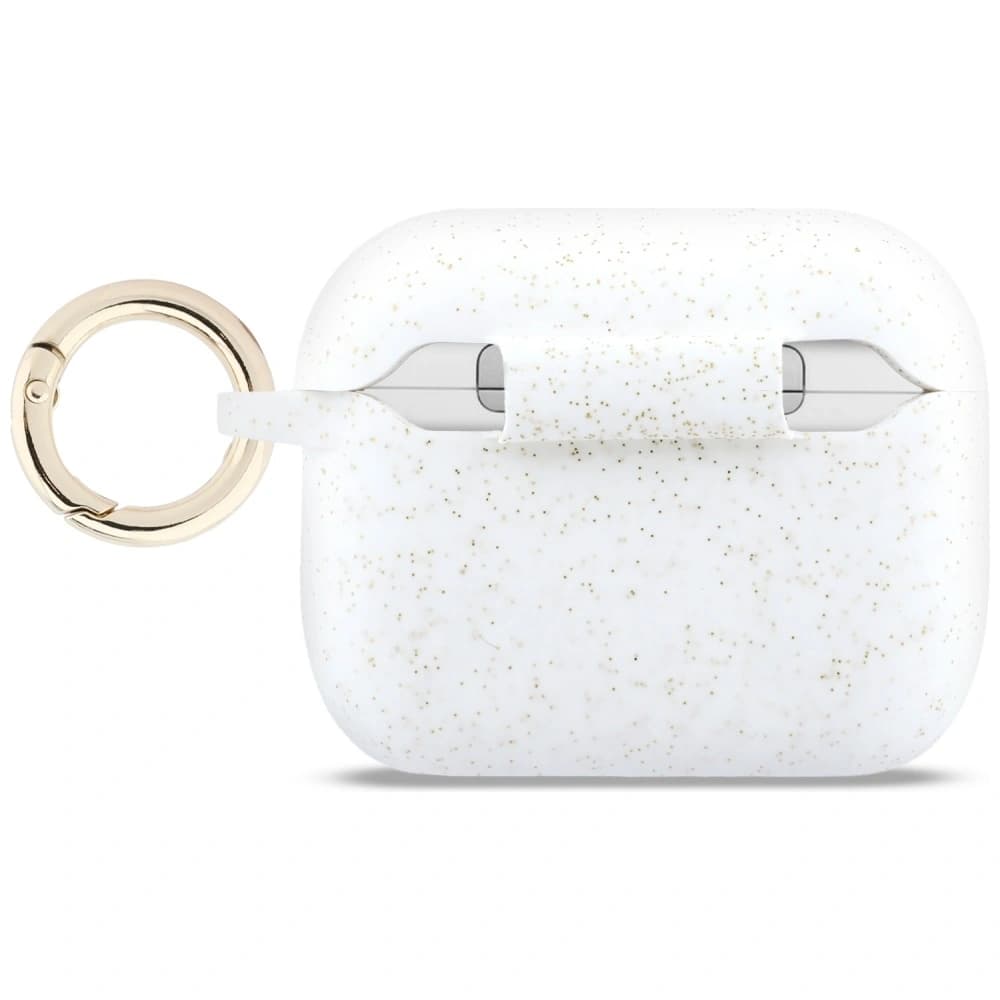 Guess Silicone Glitter Ring Apple AirPods Pro 3 weiß 
 - 2