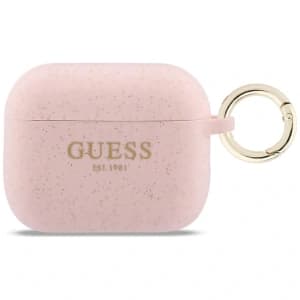 Guess Silicone Glitter Ring Apple AirPods Pro 3 rosa 
