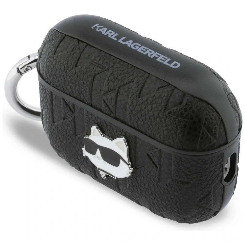 Karl Lagerfeld Monogram Choupette Head Apple AirPods Pro 3 black - 3