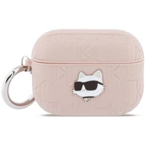 Karl Lagerfeld Monogram Choupette Kopf Apple AirPods Pro 3 rosa 
