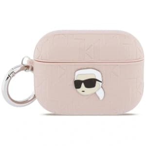 Karl Lagerfeld Monogram Karl Kopf Apple AirPods Pro 3 rosa 
