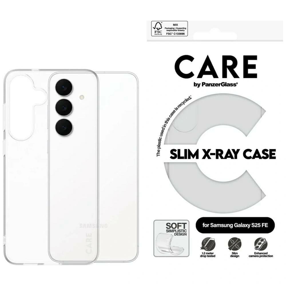 Etui CARE by PanzerGlass Fashion X-Ray   do Samsung Galaxy S25 FE przezroczysty - 1