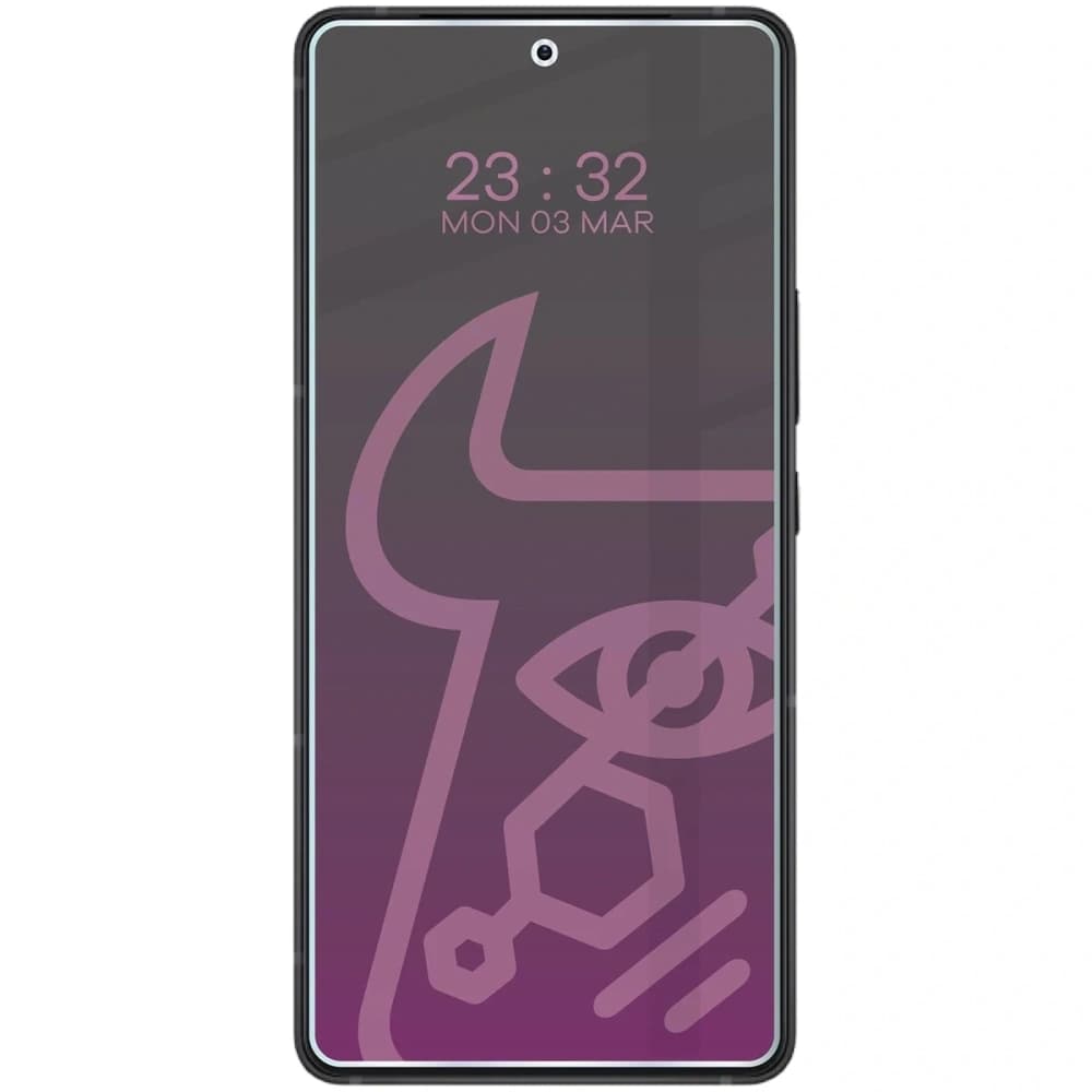 Prywatyzujące szkło hybrydowe Bizon Glass Mule Shadow do Asus Zenfone 12 Ultra, matowe - 3