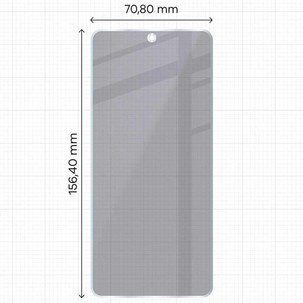 Datenschutz-Hybridglas Bizon Glass Mule Shadow für Xiaomi POCO F7 Pro, matt 
 - 2