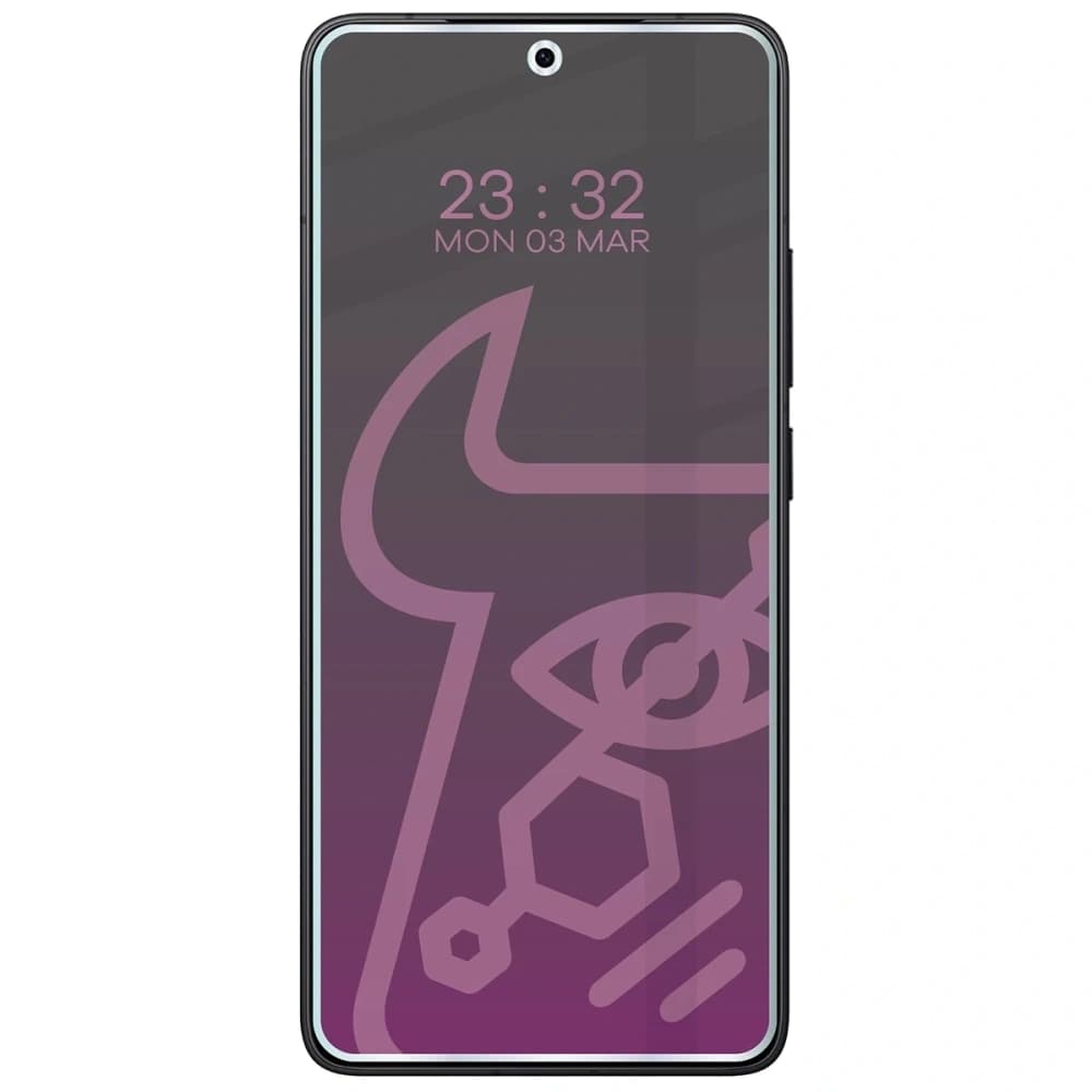 Datenschutz-Hybridglas Bizon Glass Mule Shadow für Xiaomi POCO F7 Pro, matt 
 - 3