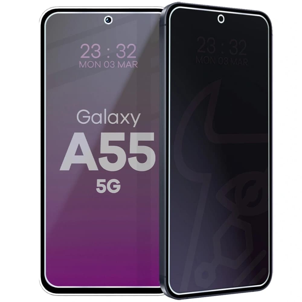 Prywatyzujące szkło hybrydowe Bizon Glass Mule Shadow do Samsung Galaxy A55 5G matowe - 1