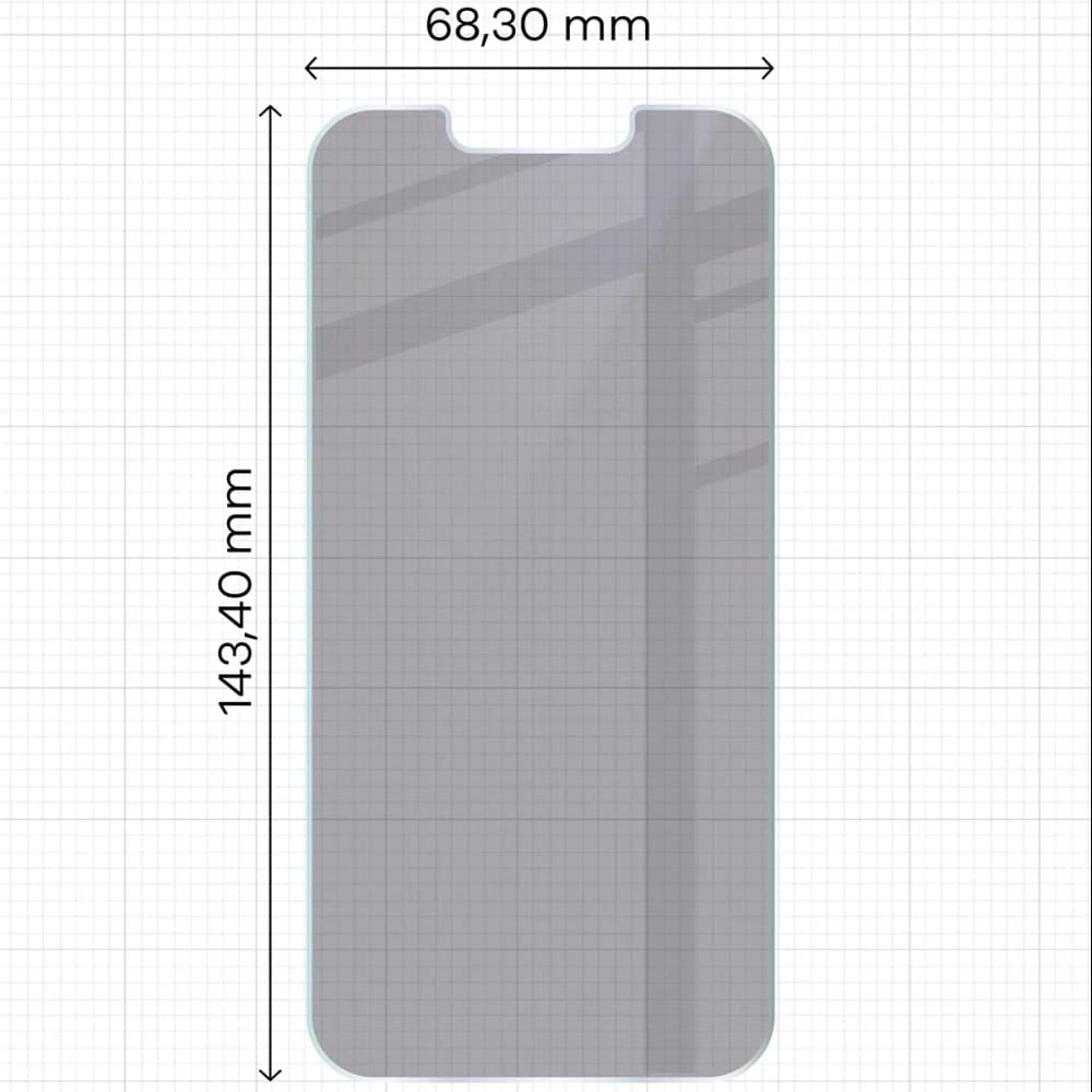 Bizon Glass Mule Shadow Apple iPhone 14 matt
 - 2