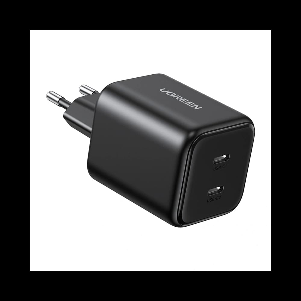 UGREEN Dual Charger 2xUSB-C GaN 45W X526 (schwarz)
 - 2