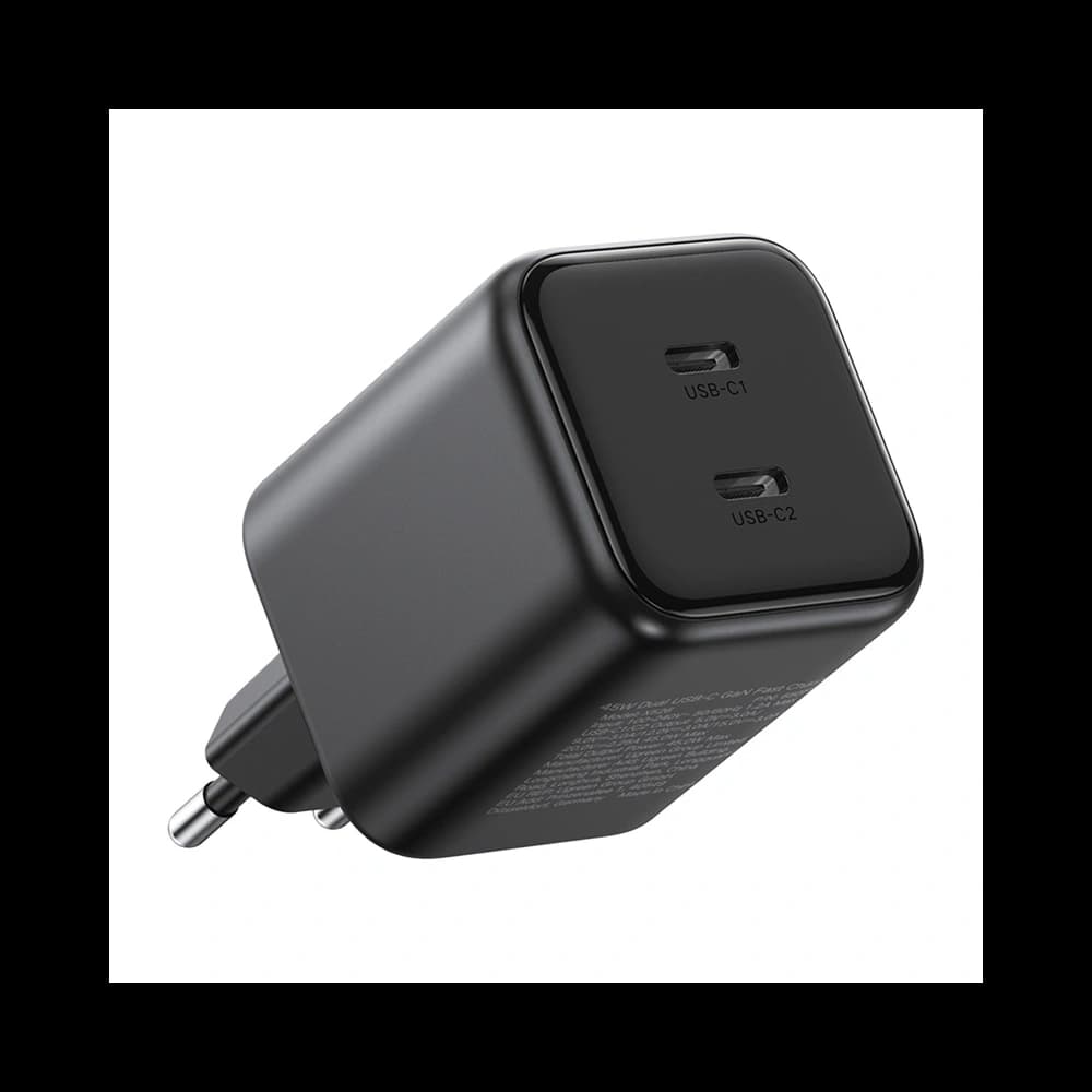 UGREEN Dual Charger 2xUSB-C GaN 45W X526 (schwarz)
 - 4