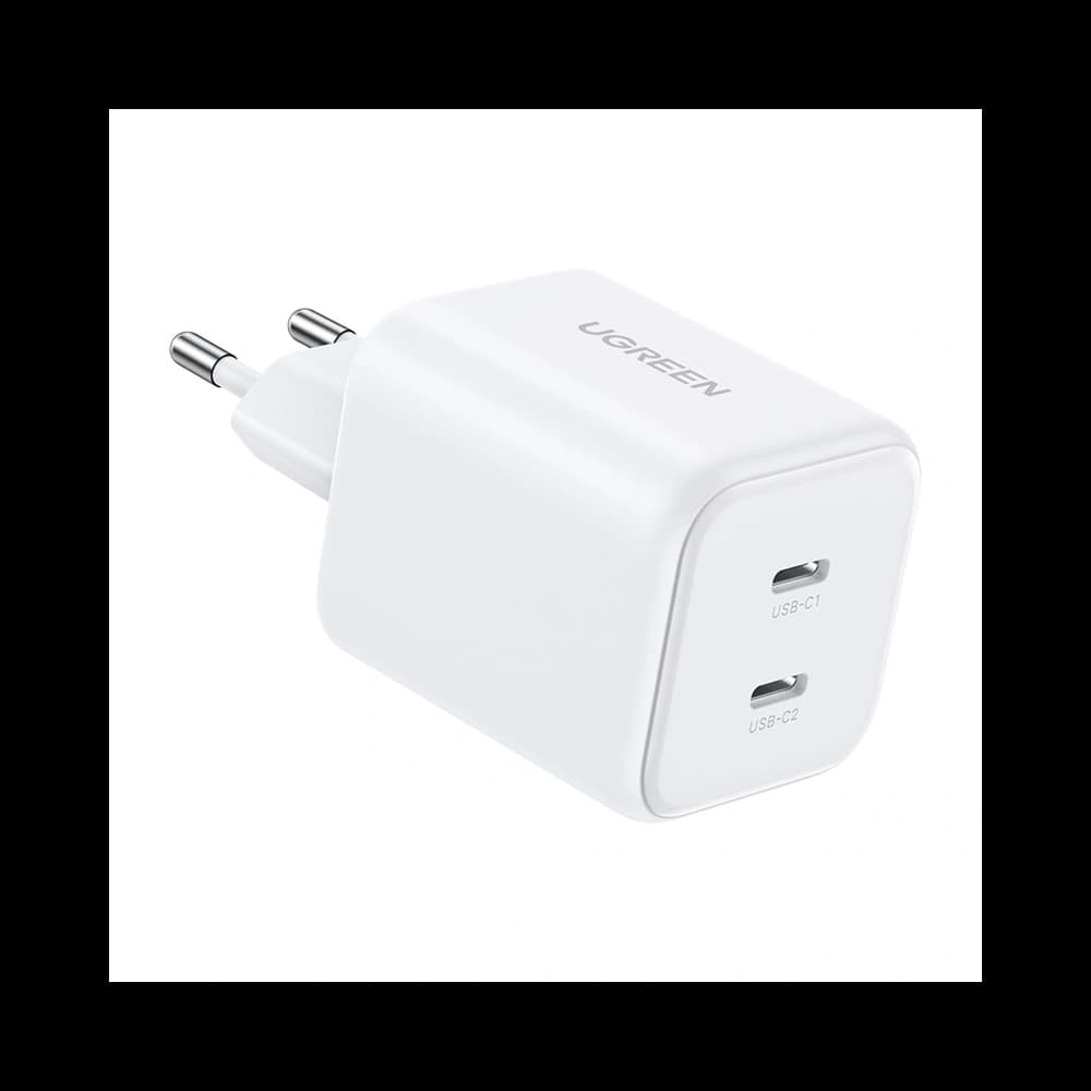 UGREEN Dual Charger 2xUSB-C GaN 45W X526 (white) - 2