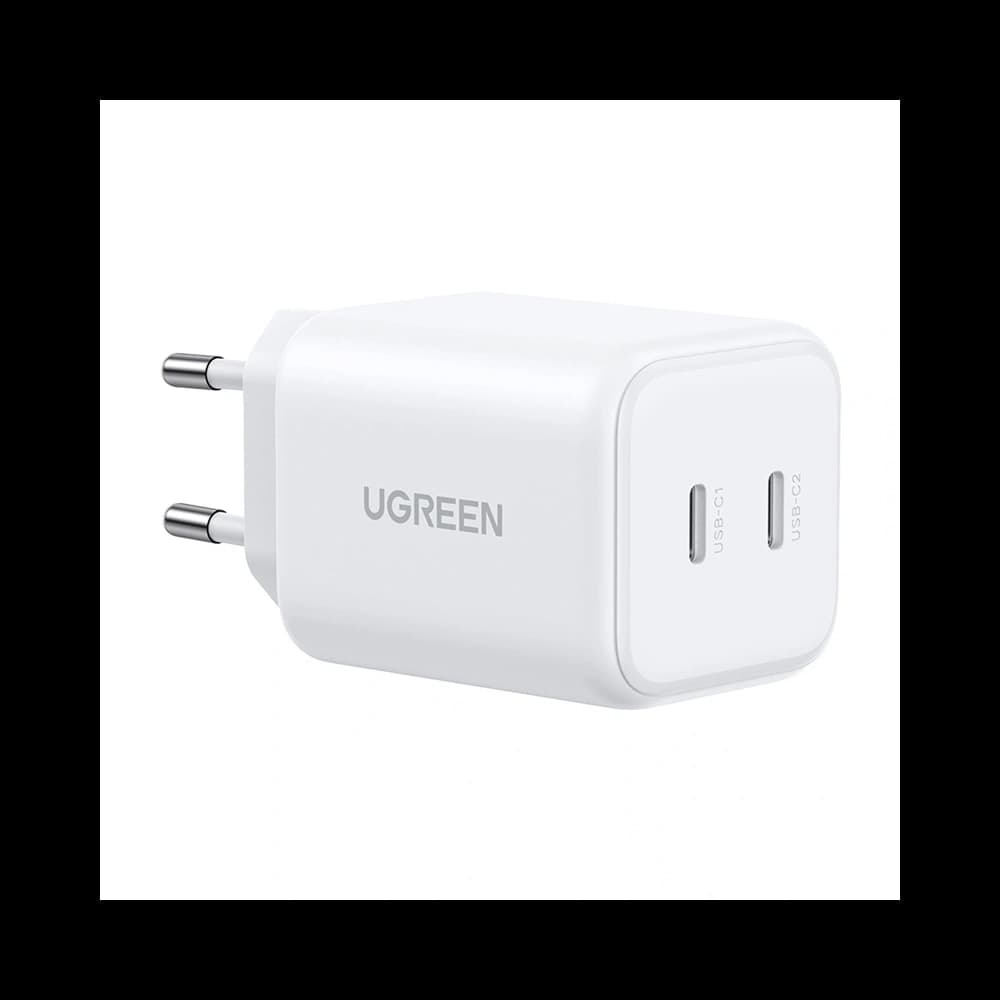 UGREEN Dual Charger 2xUSB-C GaN 45W X526 (white) - 3