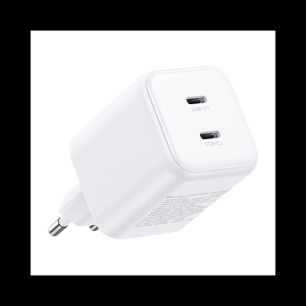 UGREEN Dual Charger 2xUSB-C GaN 45W X526 (white) - 4