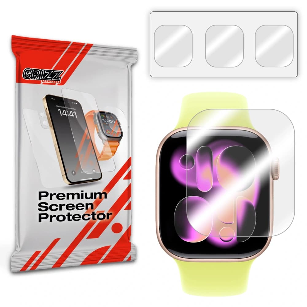 Folia hydrożelowa GrizzGlass Hydrofilm do Apple Watch 11 42mm - 1