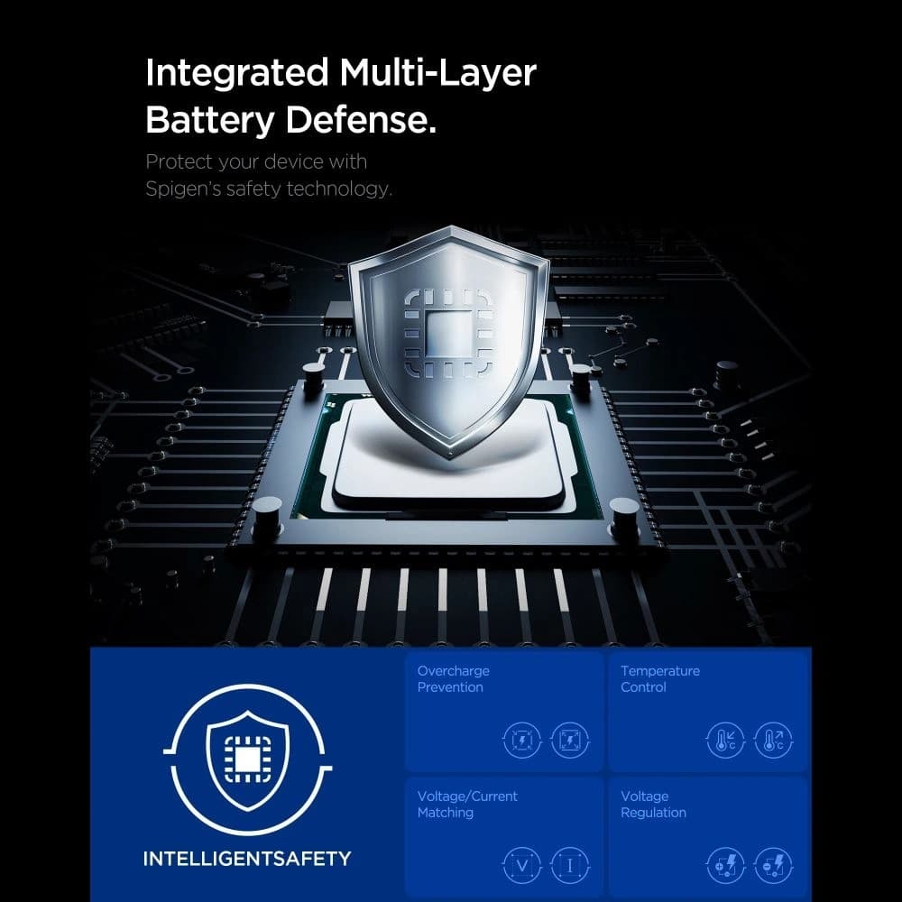 Spigen Essential EE673EU 2xUSB-C, USB-A Netzladegerät 67W Weiß
 - 6