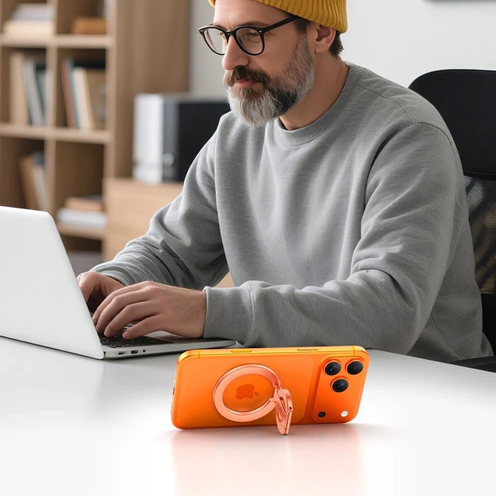 Tech-Protect MMR400 Lamano Magnetic MagSafe Phone Ring Rose Gold - 3