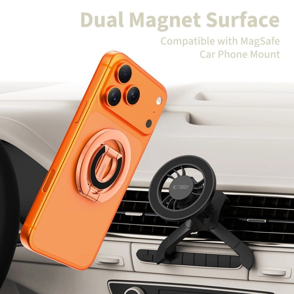 Tech-Protect MMR400 Lamano Magnetic MagSafe Phone Ring Rose Gold - 5
