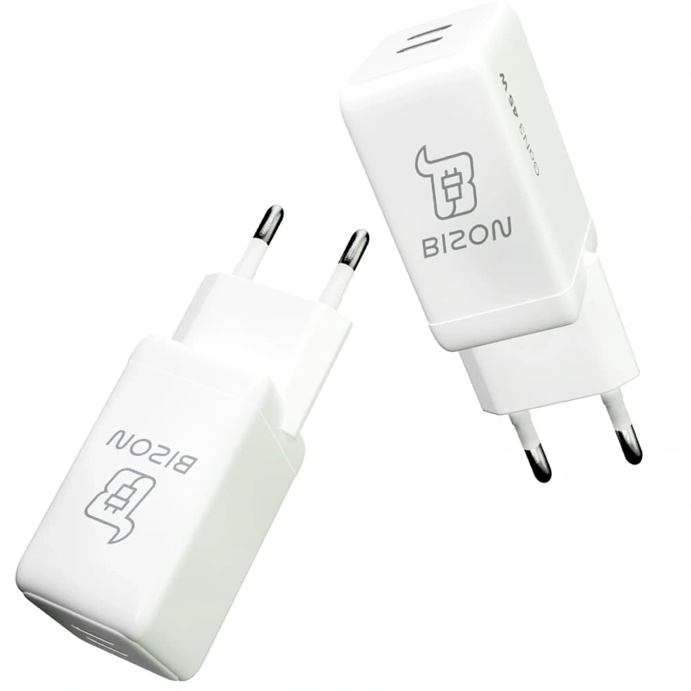Bizon Charger VT-36B 45W 2xUSB-C PD QC 4.0 GAN3 white - 3
