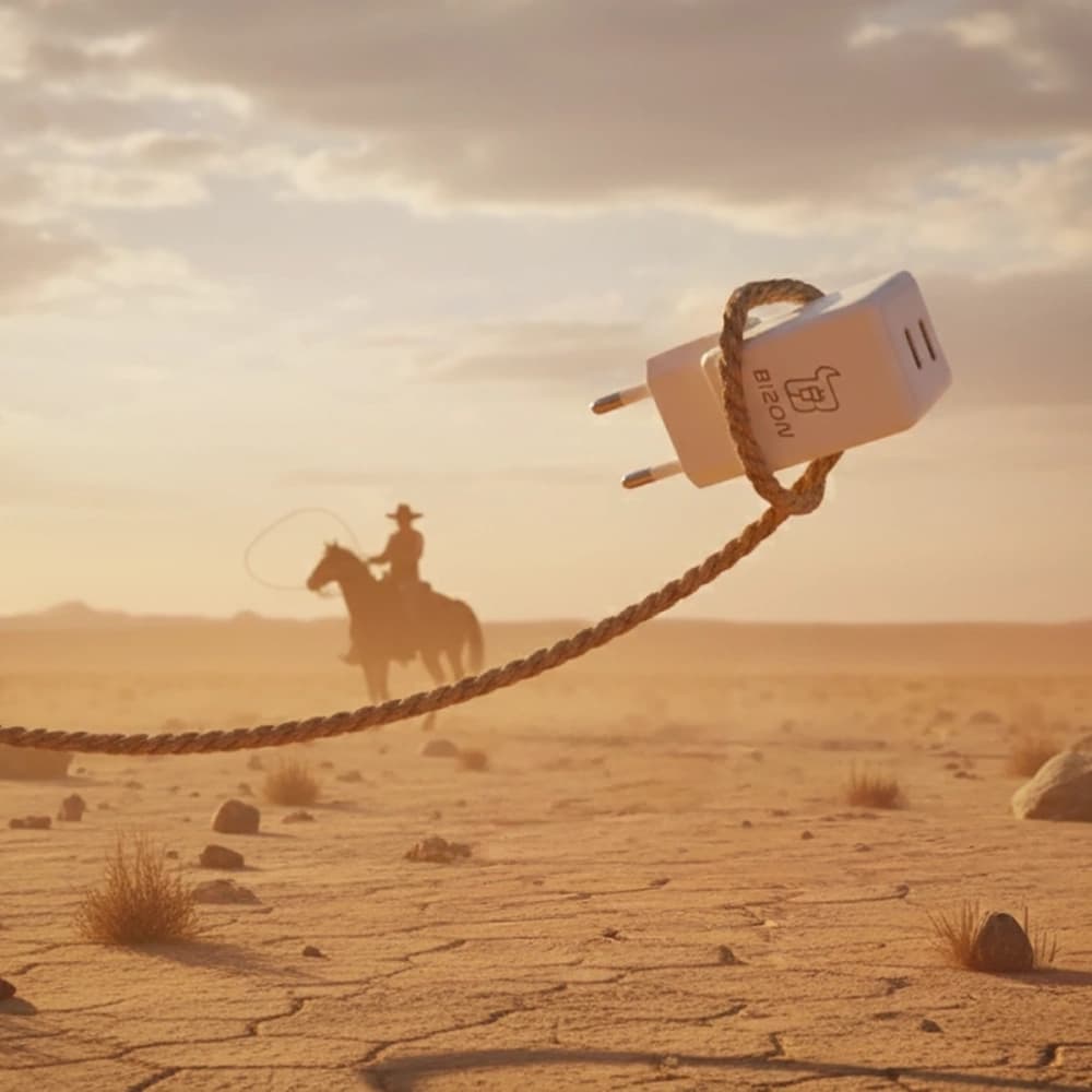 Bizon Charger VT-25B 25W USB-C PD, USB-A QC 4.0 GAN3 white - 9