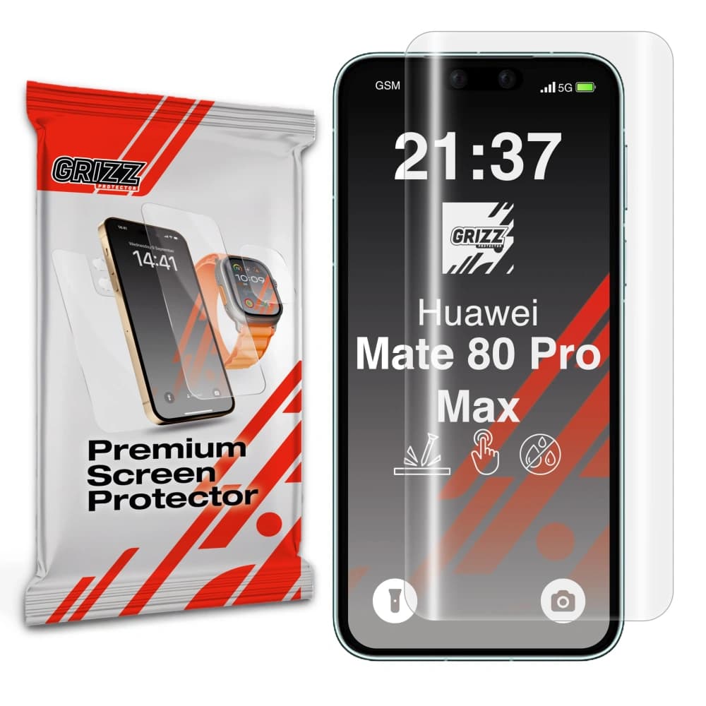 GrizzGlass Hydrofilm Huawei Mate 80 Pro Max - 1