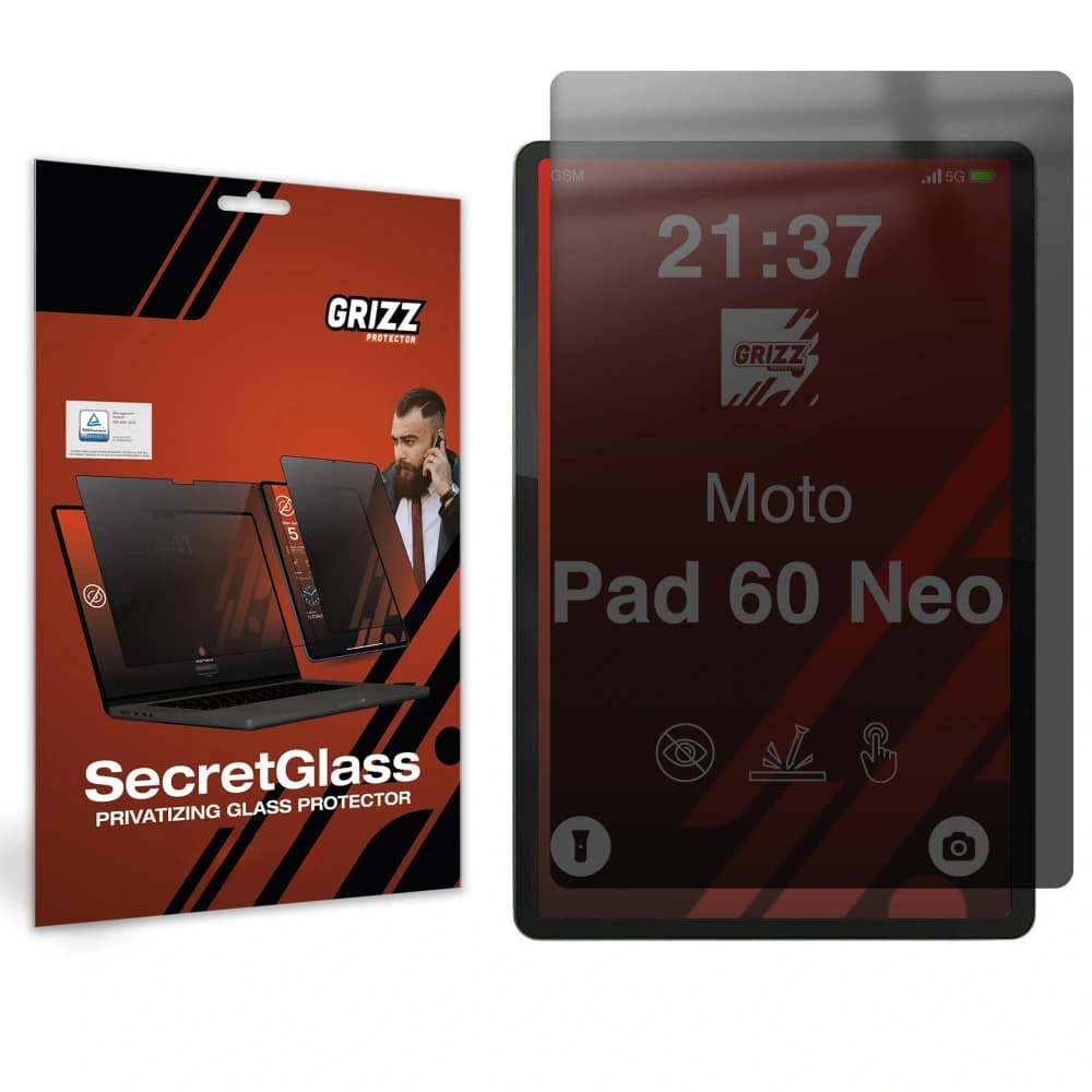 GrizzGlass SecretGlass Motorola Moto Pad 60 Neo - 1