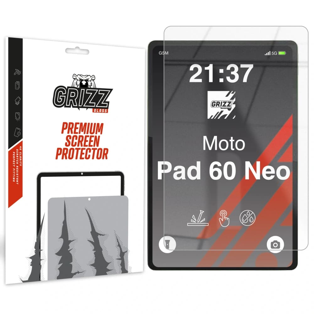 GrizzGlass HybridGlass Motorola Moto Pad 60 Neo - 1