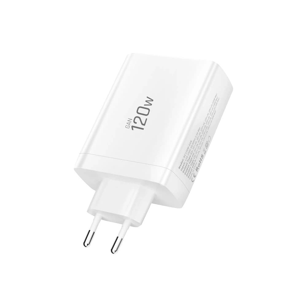 Tech-Protect NC120W-GAN 4-port Network Charger PD 120W / QC3.0 White - 4