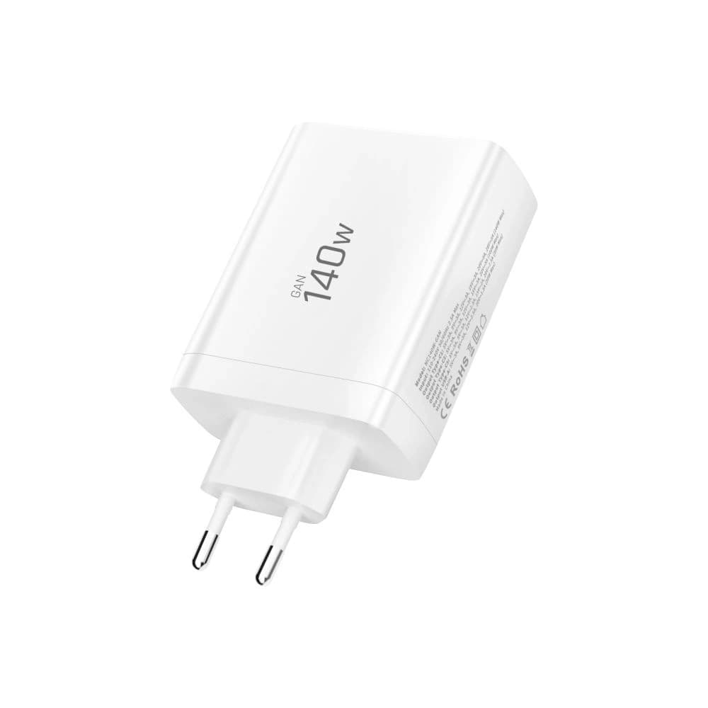 Tech-Protect NC140W-GAN 4-port Network Charger PD 140W / QC3.0 White - 4