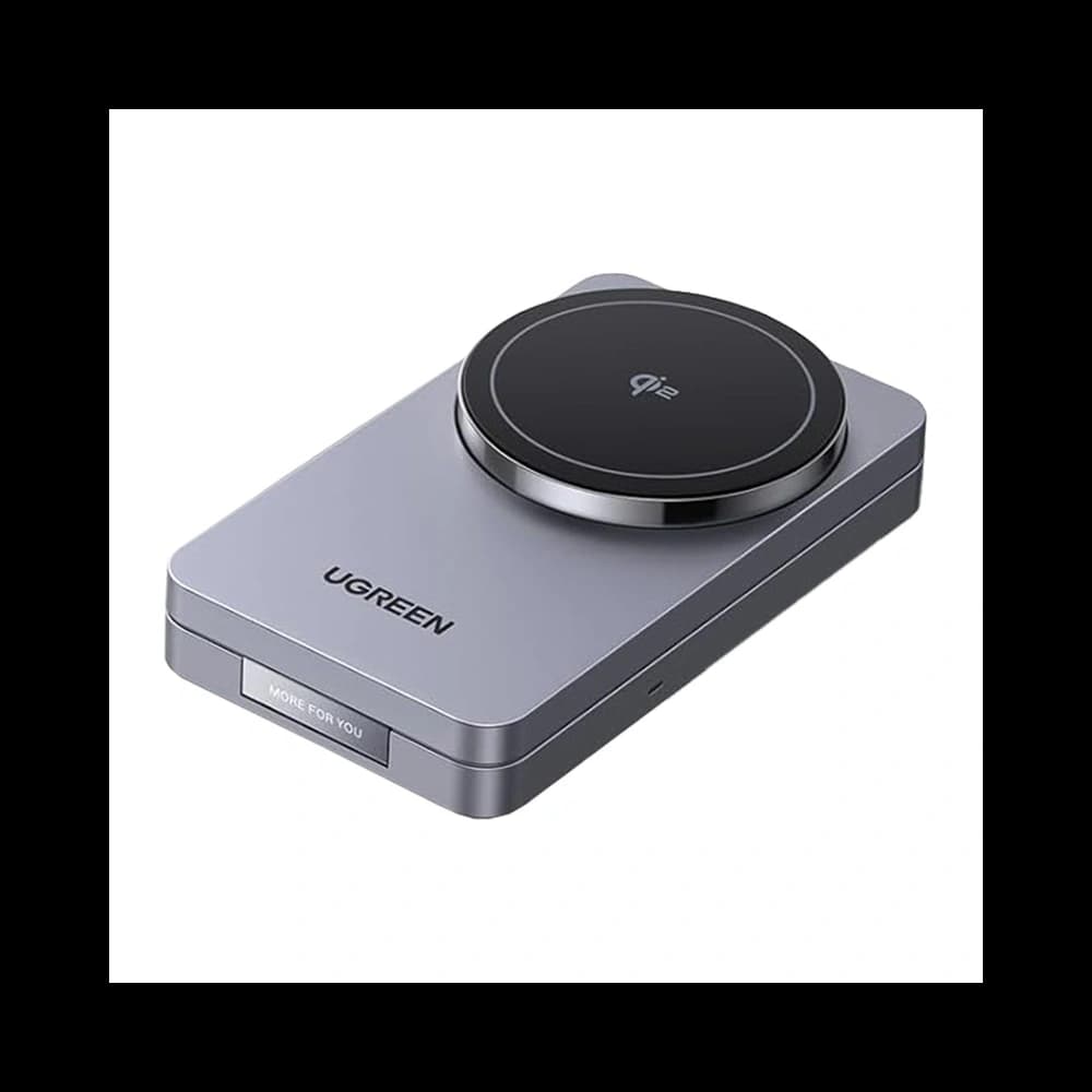 UGREEN W706 2-in-1 Magnetic Wireless Charger MagSafe 15W (black) - 2